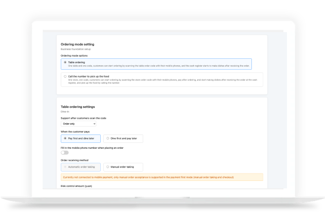Backend Management Interface