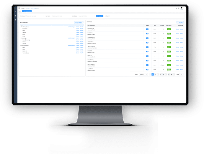Inventory Management Interface